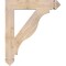 Ekena Millwork Funston Arts & Crafts Smooth Bracket, Douglas Fir, 3 1/2"W x 22"D x 26"H BKT04X22X26FST03SDF - alternate 3